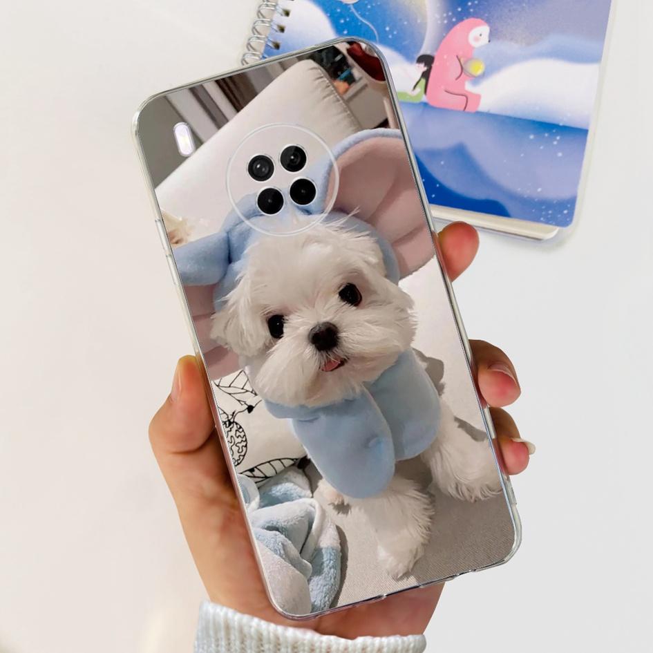 Чехол для Huawei Y9a Чехол-обложка Для Huawei FRL-22 FRL-23 FRL-L22 FRL-L23 Nova Y9a Чехол для телефона Мягкий силикон Прозрачная защита Funda Capa