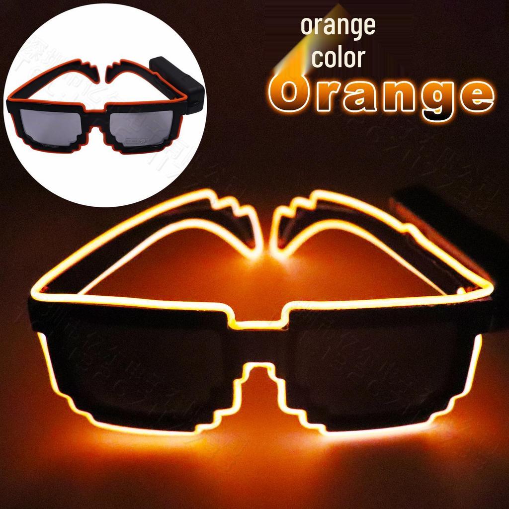 Wireless LED Mosaic Luminous Sunglasses - Creative Party Photo Props for TikTok, Birthdays, Bars, and Gifts