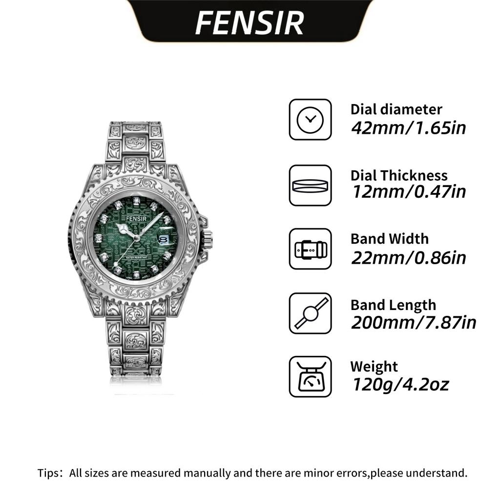 Часы Мужские Модные Ретро Роскошные Креативные Стальной Браслет Наручные Часы Аналоговые Часы Светящаяся Стрелка Календарь Мужские Кварцевые Наручные Часы Montre Homme