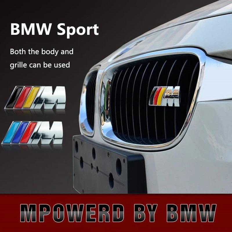 NTSM5 1Pc Metal BMW Grille M Badge Clip Foot Fixed Modification Logo Decorative Sticker For BMW M1 M2 M3 M4 M5 M6 M7 M8 Accessories