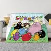 Les-Barbapapa Плед Одеяло King Size Пушистый Плед Пледы Одеяла для Дивана Роскошные Постельные Принадлежности Пляжное Полотенце Дом и Украшения Колено