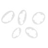 10pcs Raised Cutter Walls Cookie Cutter Set Cloud Shape Cake Cutter  Fondant Decoration