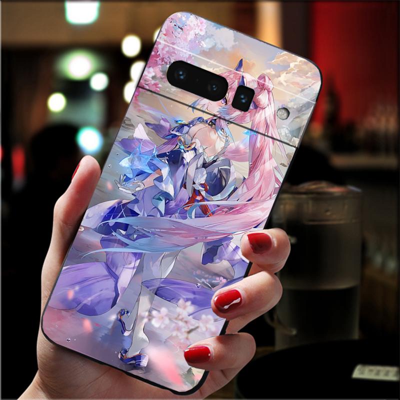Чехол для телефона Genshin Impact Anime для Google Pixel 8 7 Pro 7A 7 6A 6 Pro Pixel 8A 4A 3A 4 XL Pixel 5 6 4 3A XL