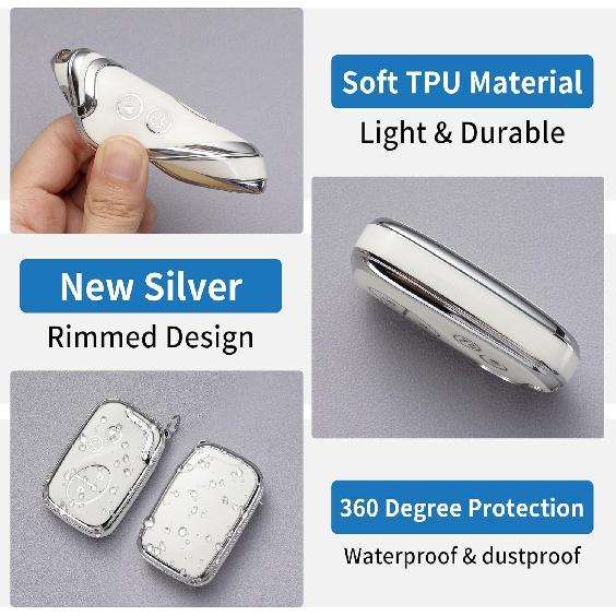 Совместим с чехлом для брелока Lexus со шнурком из микрофибры, защитным чехлом для автомобильных ключей для Lexus ES350 ES300h UX200, интеллектуальным пультом дистанционного управления