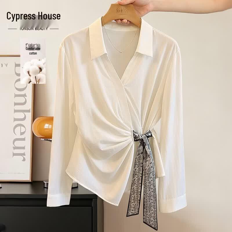 Блузка с поясом в стиле French Chic