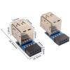 Female Extension Cable USB2.0 9Pin/10P Computer Motherboard Header Adapter Adapter Converter Desktop Motherboard Accessories