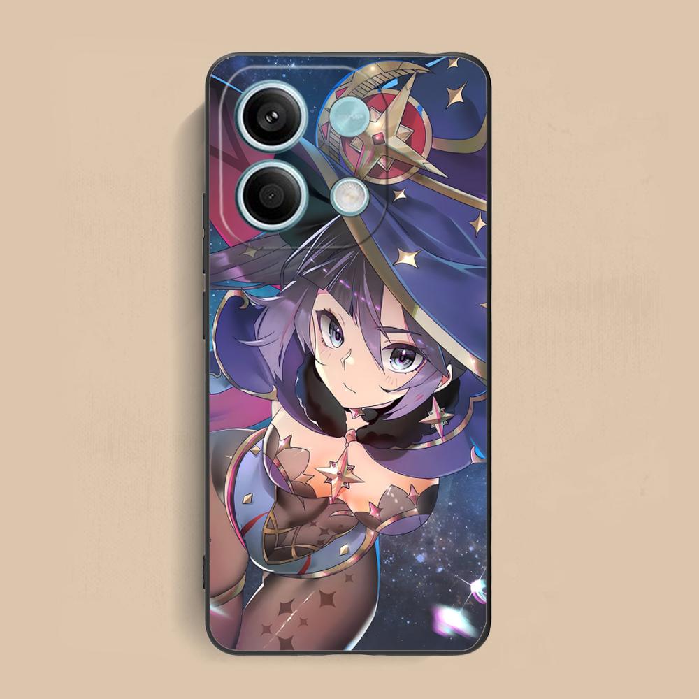 Игровой чехол GI Mona Матовый ТПУ для мобильного телефона Xiaomi Redmi Note 14 13 12 11 S Pro Plus 4G 5G Цветной печатный чехол