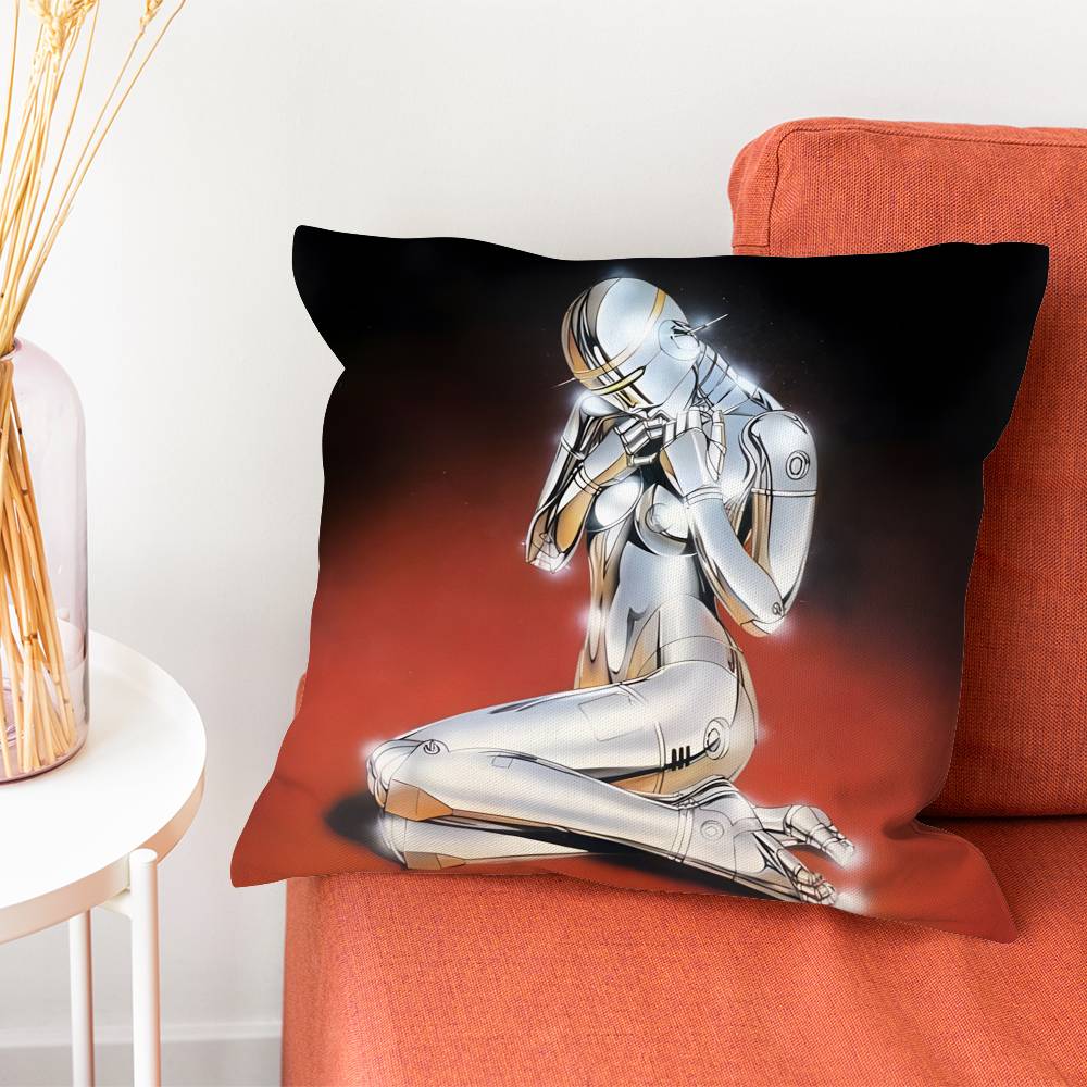 SSorayamas Art HHajime Pillow Case Plush Fabric Soft Pillowcase Double Sided Print Cushion Cover Household Gifts