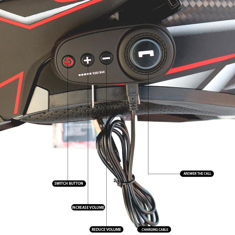 Bluetooth Motorcycle Helmets Full Face Helmet Flip Up Double Lens Anti-Fog Design Moto Helmet For Motorcyclist