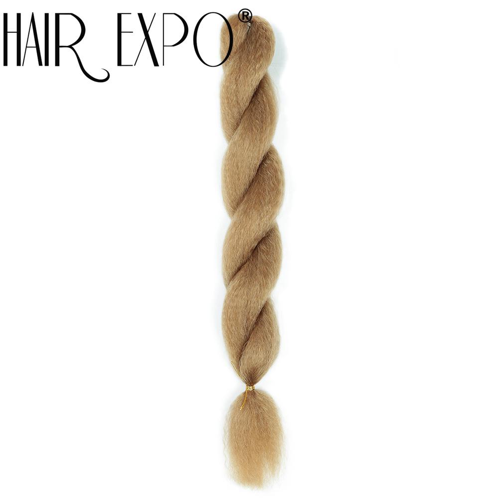 Synthetic Vixen Crochet Hair 26Inch Kinky Straight Braiding Hair Extensions Fluffy Jumbo Braids Afro Kinky Curly Vixen Bulk Hair