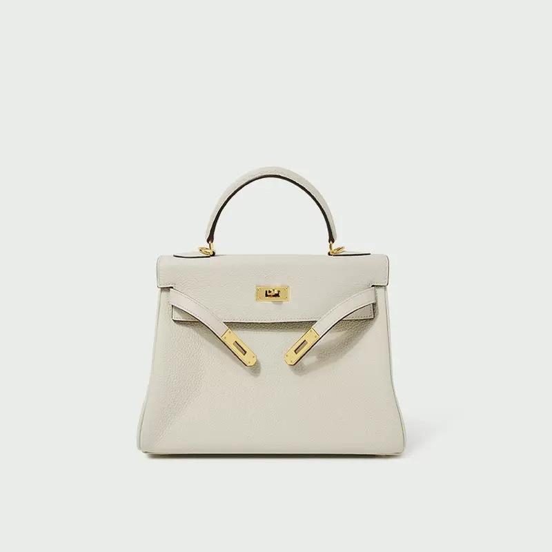 Женская сумка из высококачественной коровьей кожи первого слоя с узором личи, на плечо, кроссбоди