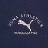 Puma Athletics FW25 Флисовый трикотажный пуловер с круглым вырезом Теплый пуловер С длинными рукавами Толстовка Мужская толстовка 694697-06
