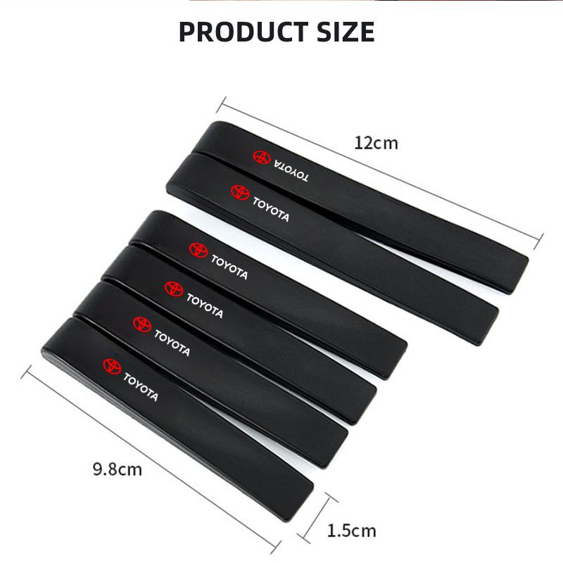 Car Anti-Collision Bumper Strip Guards Protector Stickers For Toyota Prius NHW20 ZVW30 ZVW40 ZVW50