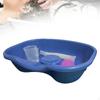 Portable Shampoo Bowl Hair Washing Basin for Bedridden, 46x35cm, Durable Wash Tub Sink