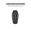 Чехол для ключа автомобиля For Byd Atto 3 Han Ev Dolphin 4 кнопки Пульт дистанционного управления Защитная крышка Брелок для ключей Автомобильные аксессуары