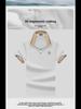 Men's Summer Ice Silk Embroidered Polo Shirt with Lapel
