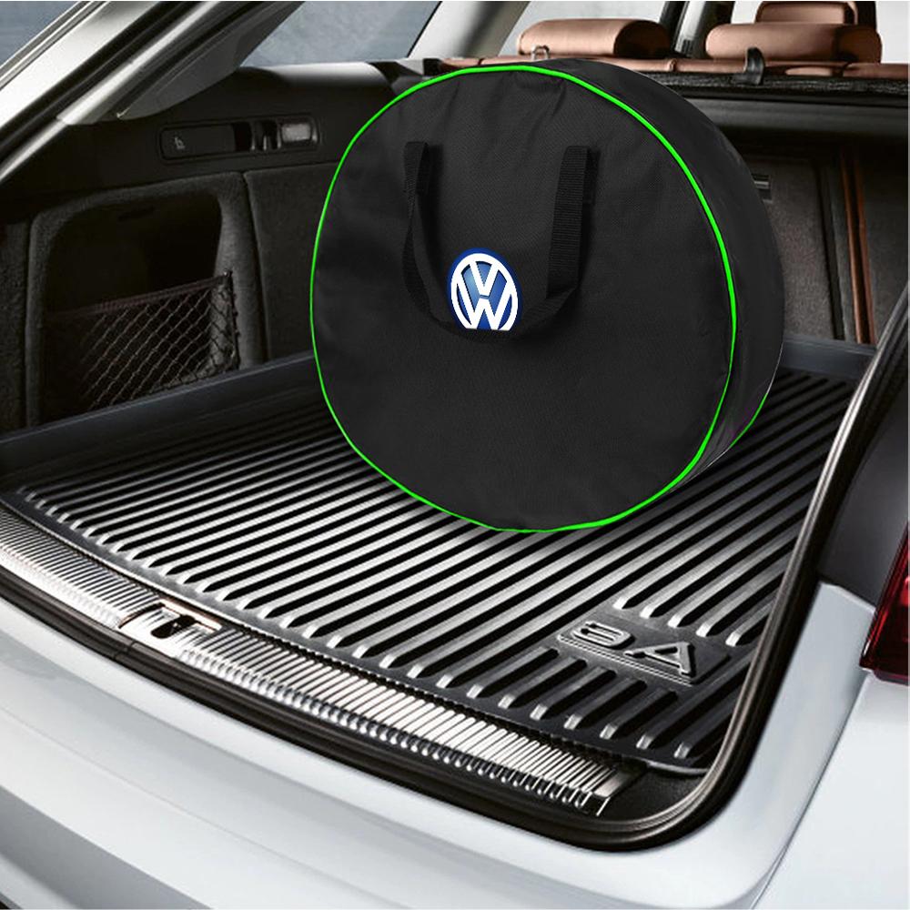 EV Car Charging Cable Storage Box Charger Cable Carry Bag For Volkswagen GTI Golf Polo 6 7 Passat VW CC Tiguan T-ROC Jetta TaigoLP6