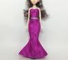 ALZEU Doll Dress 12 Inch Action Figure Female Outfit Dress-up (Dark Purple)