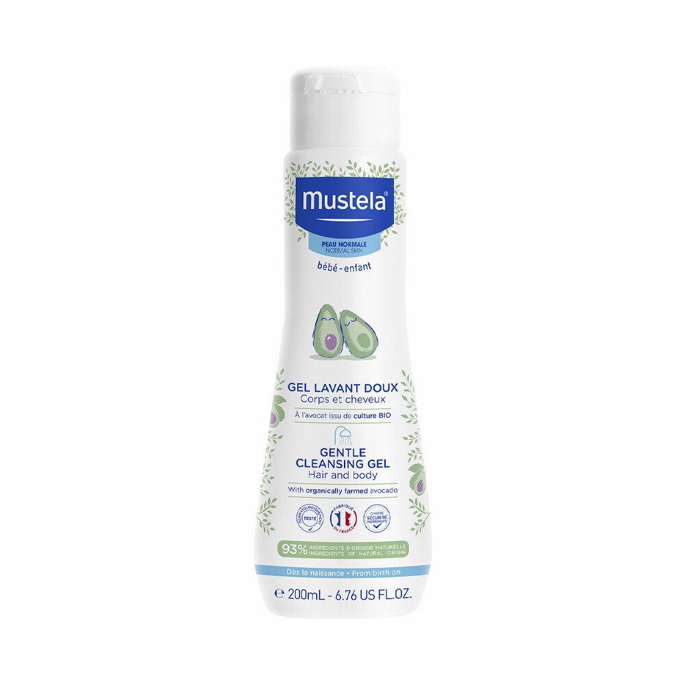Mustela, Mustela, Avocado, Gentle Cleansing, Cleansing Gel, For Face & Hair, 200 ml