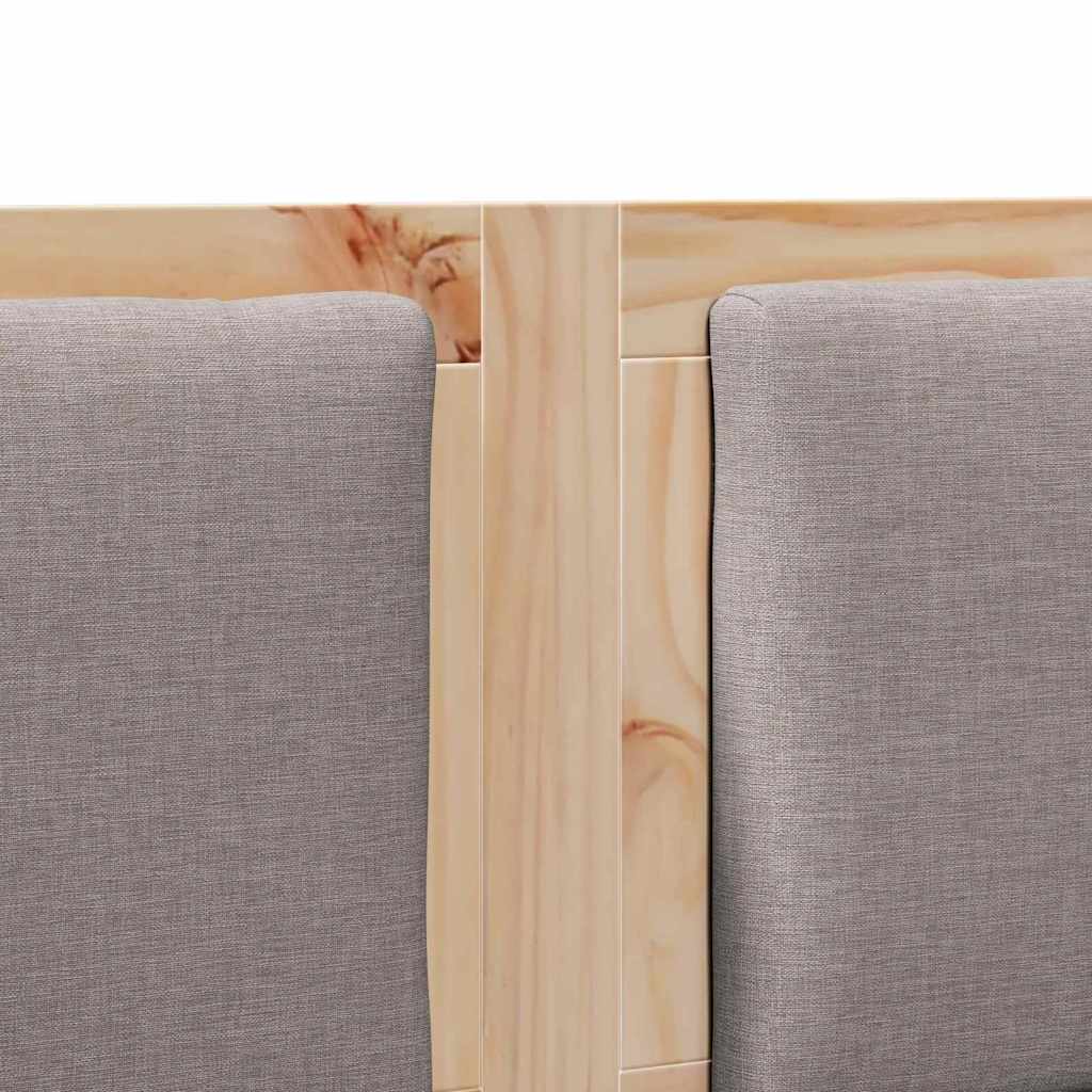 Headboard Miscellaneous Brown 180 cm Solid Pine Wood