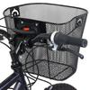 1 Set Bike Basket Large Capacity Easy To Install Metal Mesh Bike Basket with Quick Release Bracket for Cycling