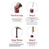 Stainless Steel Air Pressure Wine Bottle Opener Pen Shape Efficient Corkscrew Bottle Opener  Portable Kitchen Bar Party Tool