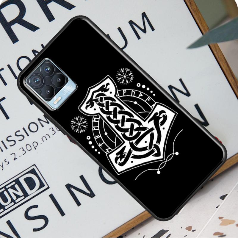 Символ викингов для OnePlus 9 Pro 8T 9R Nord 2 Чехол для телефона Realme 6 7 8 Pro 8i GT Master GT Neo 2 C21