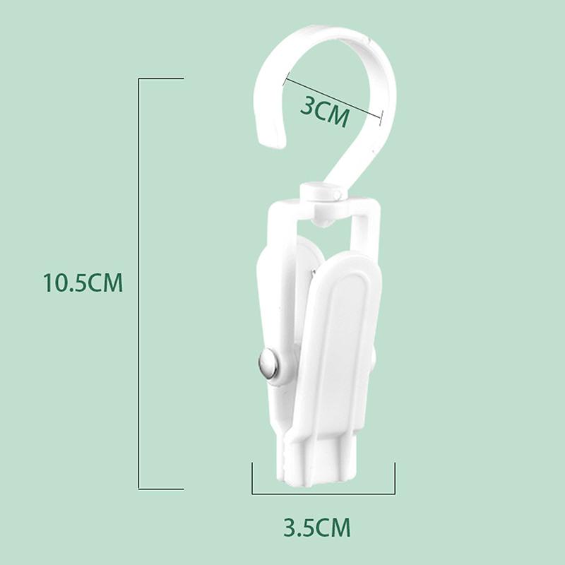 10 шт. вращающиеся прищепки зажимы подвесные прищепки крючки бельевые вращающиеся прищепки для шляп зажимы для домашнего хранения вешалки
