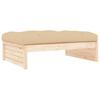 Garden Stool 120 x 80 cm Solid Pine Wood