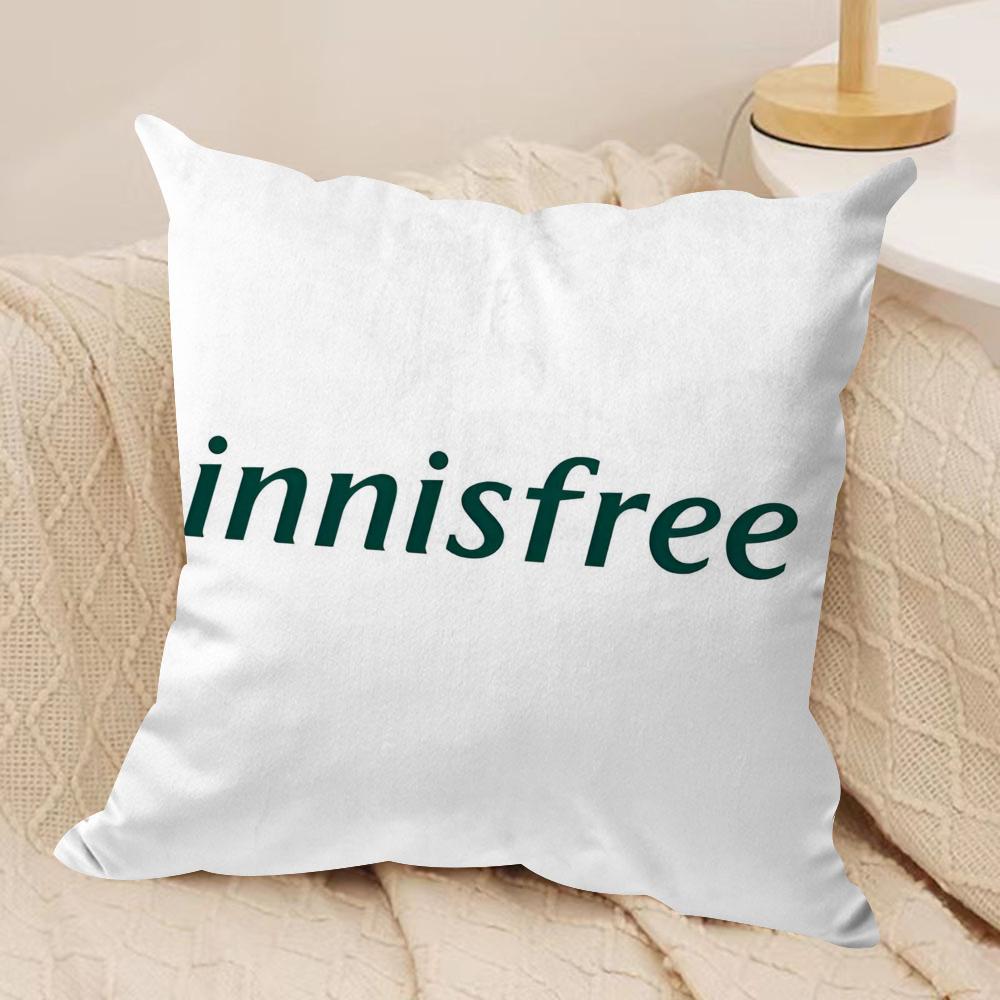 Зеленый I-InnisfreeS Чехол для кушона Мягкая плюшевая ткань Двусторонний печатный чехол на диван для всех сезонов Домашний декор Подарок