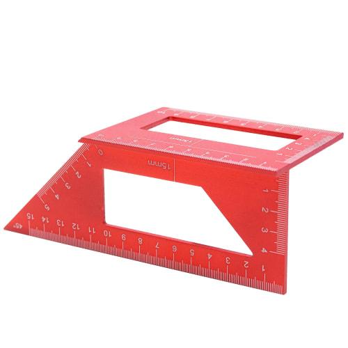 HFS(R) Marking Gauge, Marking Ruler, Vertical, Multi-Function Right Angle Ruler, 45 Degree, 90 Degree, Woodworking Measurement, Carpentry Marking