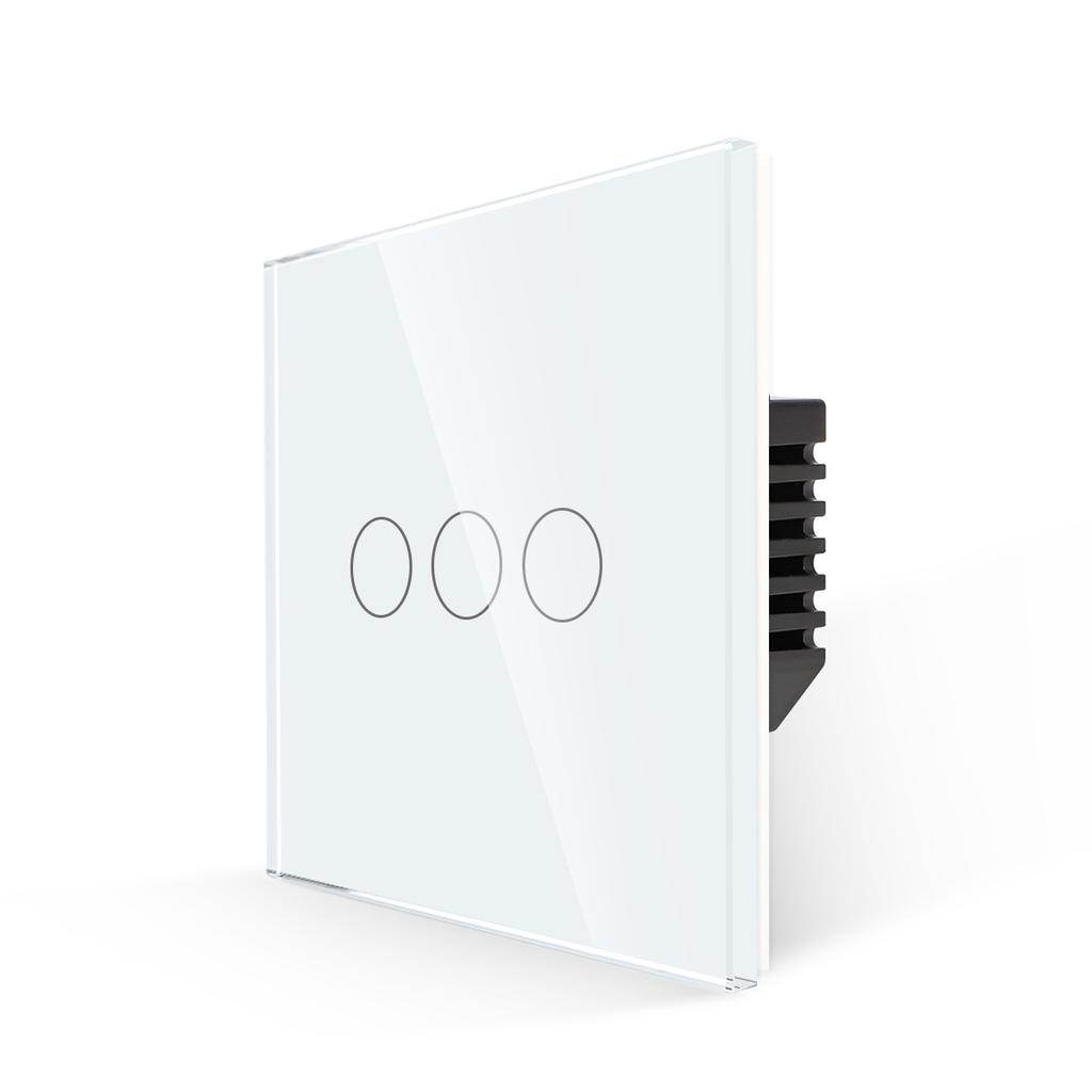 RF433 Tuya WiFi Smart Switch EU Touch Light Switch No Neutral Wire Compatible with Alexa Wireless Wall Remote Voice Control