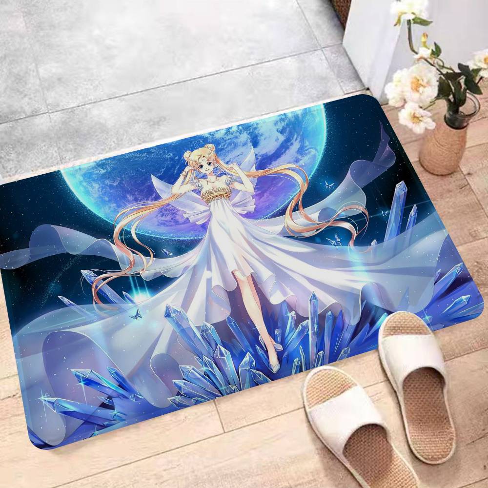 Японский мультфильм S-Sailores-Moon Коврик для пола Скандинавский стиль Домашний придверный коврик Коврики для ванной-туалета Коврик для декора спальни Отеля