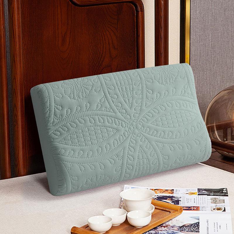 50x30см/60x40см Водонепроницаемая латексная наволочка с эффектом памяти из пеноматериала Наволочки для подушек Однотонная хлопковая наволочка для сна