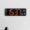 13-дюймовый светодиодный цифровой будильник, время, дата, температура, неделя, настенный электронный настенный дисплей