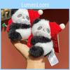 Cartoon Panda Plush Toy Animal Keychain Backpack Pendant Childrens Holiday Gift