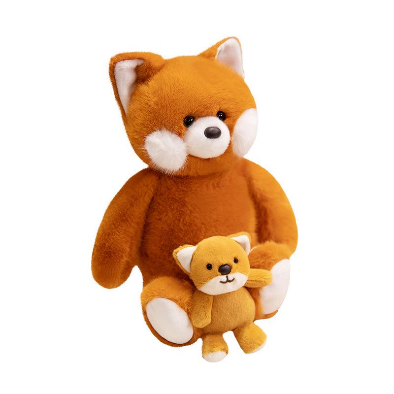 New Mother and Child Animal Series Fox Rabbit Tiger Plush Toy Zoo Event Gift Children's Gift