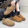 British Retro 2025 Spring New Korean Version Lazy Shoes with Soft Soles Comfortable and Versatile Doudou Shoes Single Shoes Women