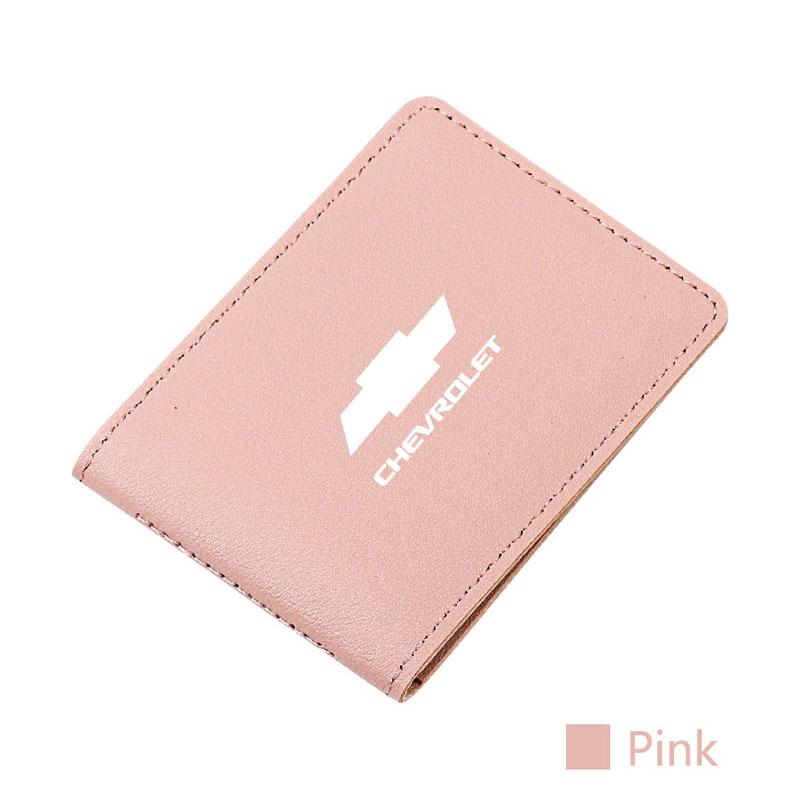 Car Driving Documents Protective Case Card Holder For Chevrolet Cruze Malibu Colorado Suburban Equinox Blazer Trax Camaro Spark