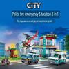 City Series Аварийно-спасательный центр 60371 Пожарная полиция Вертолет Мальчики Сборка строительных блоков Игрушки Детские рождественские подарки