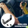 Vehicle Radio Installation Accessories Universal CB Mount Bracket, Adjustable 6-10 Inch Heavy Duty Car Stereo Dashboard Bracket Device Holder,