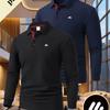 3 шт. Высококачественная мужская рубашка в стиле business casual, новая, с длинным рукавом, дышащая рубашка-поло для активного отдыха, такого как гольф, бег и игры.