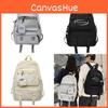 Urban Style Letter Backpack With Large Capacity For Campus And Carry Everyday