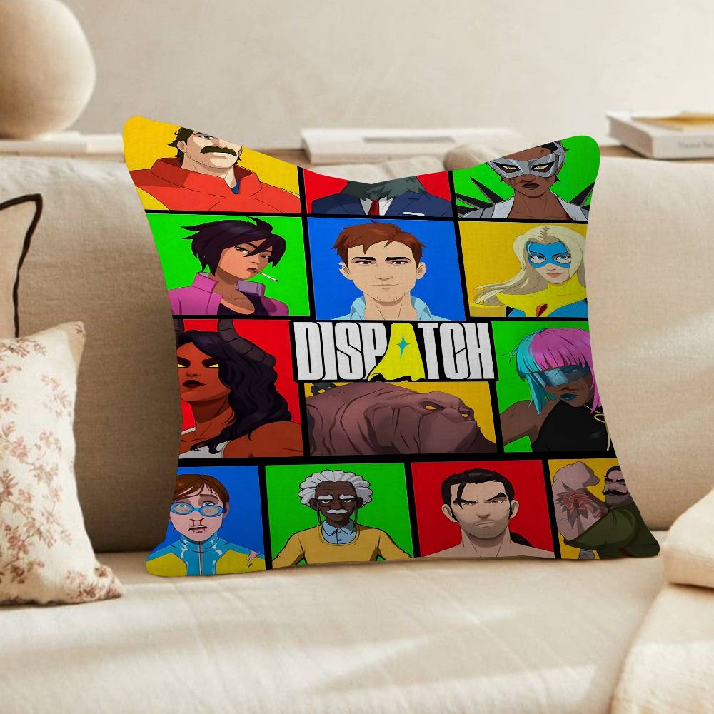 Cool Hot Visual Novel Game DDispatchES pillow cover sofa cushion cover home room decoration children gift