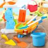 1 Set Snow Shoveling Sand Bucket Shovels Set Interactive Sand Molds Tools Summer Outdoor Games