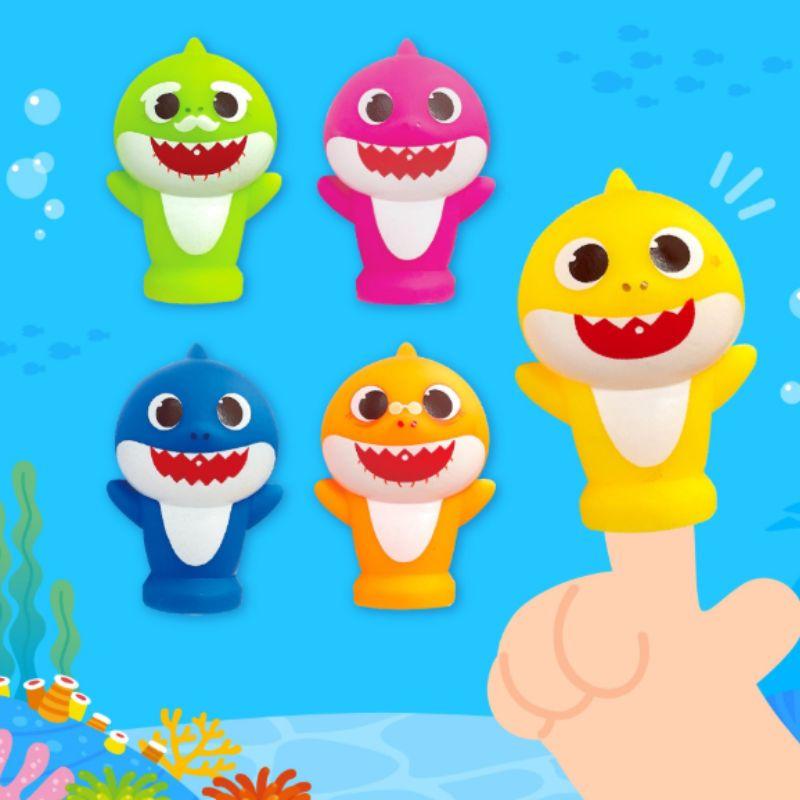 PINKFONG Набор игрушек для ванны с пальчиковыми куклами Baby Shark Корейский персонаж