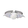Flower Bat Wings Hairband Mesh Halloween Hair Hoop Cute Headband Necklace Set  Girls