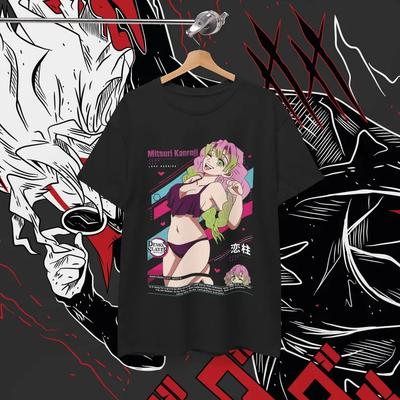 Аниме Мицури Канроджи Косплей WAIFU Размер S - 5XL Черный Размер S - 5XL Унисекс Футболка