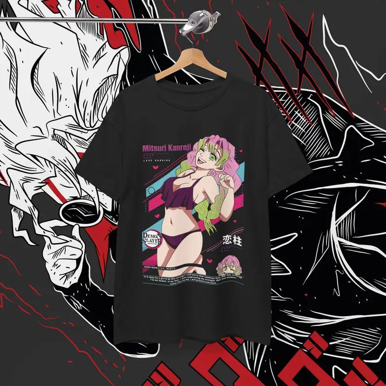 Аниме Мицури Канроджи Косплей WAIFU Размер S - 5XL Черный Размер S - 5XL Унисекс Футболка