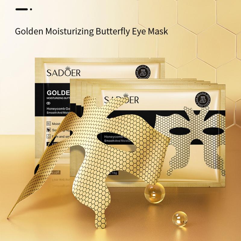 Маска для глаз «Золотая бабочка» SADOER Eye Mask 15 г Увлажняющие таблетки